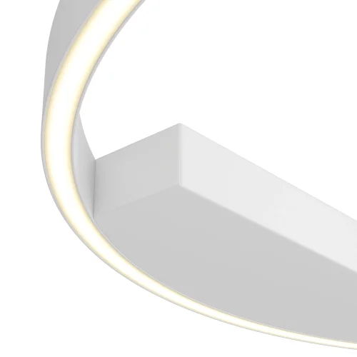 Светильник потолочный LED Rim MOD058CL-L35W4K Maytoni белый 1 лампа, основание белое в стиле минимализм хай-тек кольца фото 3
